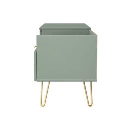 Ready Assembled 2 U Dallas 2 Drawer Coffee TV Unit (Ready Assembled) in Pale Green - thumbnail 3