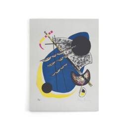 "Artery8 Small Worlds II Abstract Painting Kandinsky Canvas Wall Art Print in White - Size: W12"" x H16""" - thumbnail 1