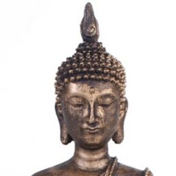 Something Different Sitting Thai Buddha Tealight Holder in Dark Brown - thumbnail 2