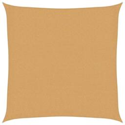Berkfield Home Sunshade Sail 160 g/m¬≤ Square Sand 2x2 m HDPE in Yellow - thumbnail 2