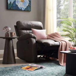Home Detail Maxwell Air Leather Recliner Sofa in Brown - thumbnail 2