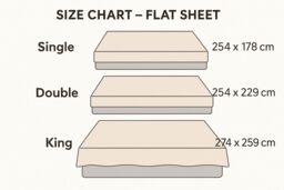 Rapport Home TH Percale Flat Sheet in Dusty Pink - Size: King - thumbnail 2