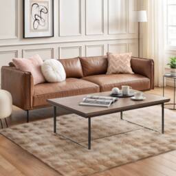 New Edge Blinds Deluxe Fur Rug in Tan - Size: 80 cm x 150 cm - thumbnail 4