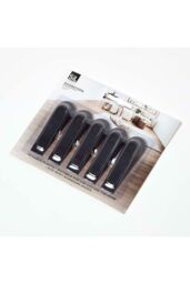 Homescapes Black or White Wedge Doorstop Set of 5 - thumbnail 2