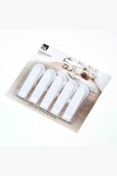 Homescapes Black or White Wedge Doorstop Set of 5 - thumbnail 3