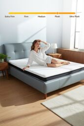 Living and Home Cooling Gel Memory Foam Mattress in White - Size: Single - thumbnail 6