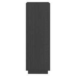Berkfield Home Book Cabinet/Room Divider Grey 40x35x103 cm Solid Pinewood - Size: 40 x 35 x 103 cm - thumbnail 6