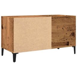 Berkfield Home Record Cabinet Old Wood 84.5x38x48 cm Engineered Wood in Brown - thumbnail 6