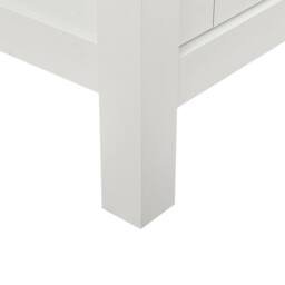 Wyld and Coco TV Stand 140 cm - White and Light Brown MDF with Cable Hole - thumbnail 8