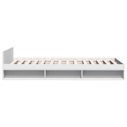 Berkfield Home Bed Frame with Drawer without Mattress White 90x200 cm - thumbnail 5