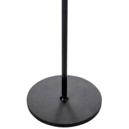 Wyld and Coco Black Metal Coat Stand 170 cm Freestanding Six Hooks - thumbnail 6