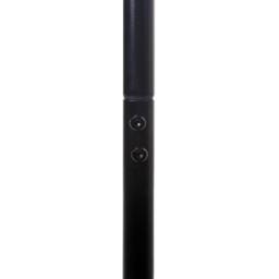 Wyld and Coco Black Metal Coat Stand 170 cm Freestanding Six Hooks - thumbnail 5