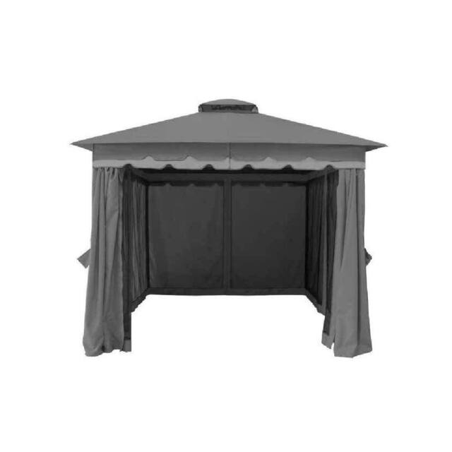 Glendale Leisure Monaco Two Tone Gazebo - L300 x W300 x H250 cm - Grey