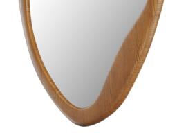 Vente-unique Oval Rubberwood Mirror - L50 X H100 Cm - Natural - FUJIAN in Light Oak - thumbnail 5