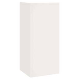 Berkfield Home Outdoor Plant Stands Pillar 3 pcs White Steel - thumbnail 5