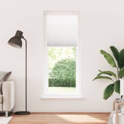 Berkfield Home Pleated Blind White 80x200 cm Fabric Width 79.4 cm Polyester - thumbnail 2