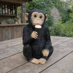 Gifts Direct 2 U McGuinness Monkey Novelty Figurine in Black - thumbnail 2