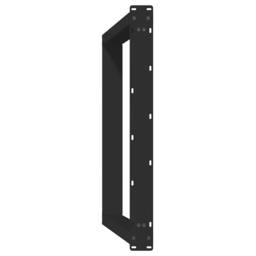 Berkfield Home Modern vidXL Dining Table Legs U-Shaped 2 pcs Black 100x(72-73) c - thumbnail 7
