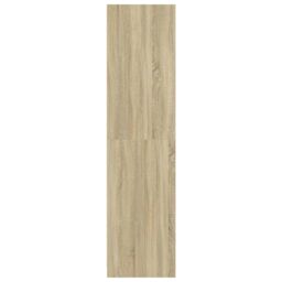 Berkfield Home Wardrobe Sonoma Oak 100x50x200 cm Engineered Wood in Brown - Size: 100 x 50 x 200 cm - thumbnail 5