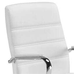 Kelvenix Home Office Chair Leather White - Size: 0.6m2 - thumbnail 4