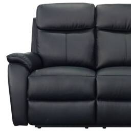 Aspire Kingsmere Corner Power Recliner Sofa in Black - thumbnail 6