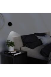 CGC Lighting 'Scarlet' Black Adjustable Head LED Rechargeable Magnetic USB Reading Bedside Wall Light - thumbnail 1