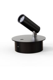 CGC Lighting 'Scarlet' Black Adjustable Head LED Rechargeable Magnetic USB Reading Bedside Wall Light - thumbnail 5