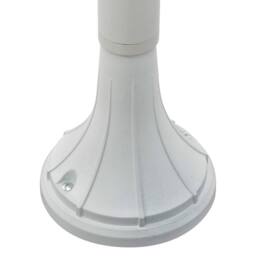 Berkfield Home Garden Post Light E27 120 cm Aluminium White - thumbnail 6