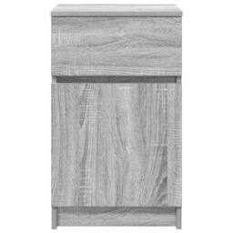 Berkfield Home Bedside Cabinets 2 pcs Grey Sonoma 39x35x65 cm Engineered Wood - Size: 39 x 35 x 65 cm - thumbnail 7