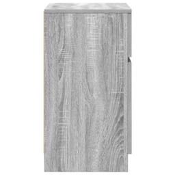Berkfield Home Bedside Cabinets 2 pcs Grey Sonoma 39x35x65 cm Engineered Wood - Size: 39 x 35 x 65 cm - thumbnail 8