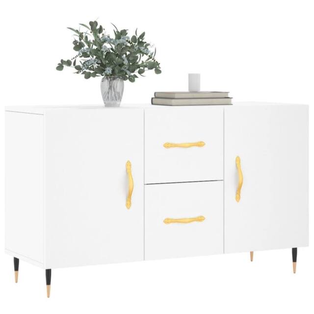 Berkfield Home Sideboard White 100x36x60 cm Engineered Wood - Size: 100 x 36 x 60 cm - image 1