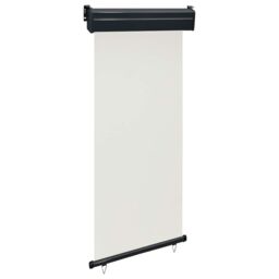 Berkfield Home Balcony Side Awning 85x250 cm Cream - thumbnail 1