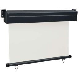 Berkfield Home Balcony Side Awning 85x250 cm Cream - thumbnail 4