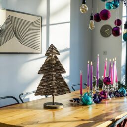 Ivyline Kubu Rattan Christmas Tree H80Cm in Natural - thumbnail 2