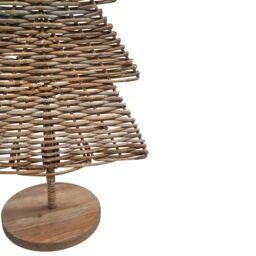 Ivyline Kubu Rattan Christmas Tree H80Cm in Natural - thumbnail 4
