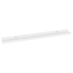 Berkfield Home Wall Shelves 4 pcs White 80x9x3 cm - Size: 80 x 9 x 3 cm - thumbnail 5