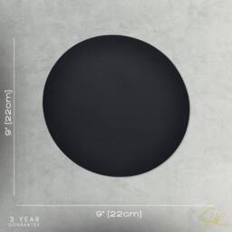 Happy Homewares Modern Circular Halo LED Wall Lighting Fitting in Matte Sand Black - thumbnail 5