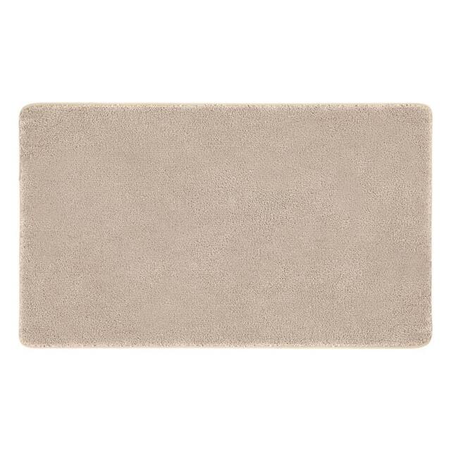 KORVIXA Velvet/Beige/50 x 80cm Heavy Duty Non-Slip Door Mat in Beige - Size: 100 cm diameter - image 1
