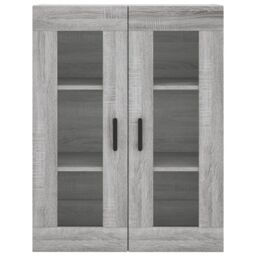 Berkfield Home Wall Mounted Cabinet Grey Sonoma 69.5x34x90 cm - thumbnail 6