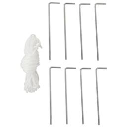 Berkfield Home Party Tent with 4 Mesh Sidewalls 4x3 m in White - thumbnail 5