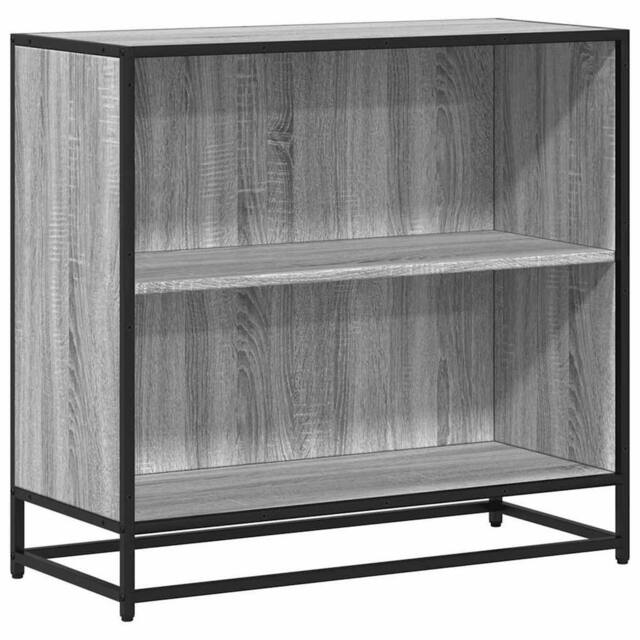 Berkfield Home Book Cabinet Grey Sonoma 80.5x35x76 cm Engineered Wood - image 1