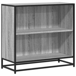 Berkfield Home Book Cabinet Grey Sonoma 80.5x35x76 cm Engineered Wood - thumbnail 1