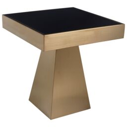 Orsina Durable Design Square Gold Finish Side Table, Sleek Design Modern Side Table, Stylish Square Side Table - thumbnail 2