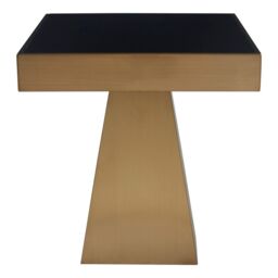 Orsina Durable Design Square Gold Finish Side Table, Sleek Design Modern Side Table, Stylish Square Side Table - thumbnail 6