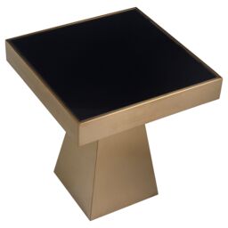 Orsina Durable Design Square Gold Finish Side Table, Sleek Design Modern Side Table, Stylish Square Side Table - thumbnail 3