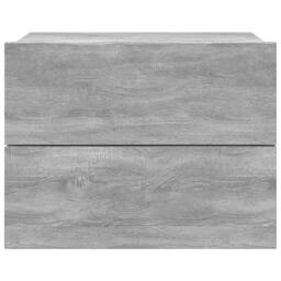 Berkfield Home Classic Bedside Cabinets 2 pcs Grey Sonoma 40x30x30 cm Engineered Wood - Size: 40 x 30 x 30 cm - thumbnail 5