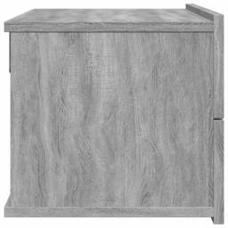 Berkfield Home Classic Bedside Cabinets 2 pcs Grey Sonoma 40x30x30 cm Engineered Wood - Size: 40 x 30 x 30 cm - thumbnail 6
