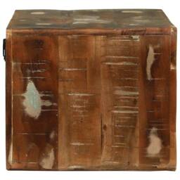 Berkfield Home TV Cabinet Multicolour 60x30x25 cm Solid Wood Reclaimed in Brown - Size: 60 x 30 x 25 cm - thumbnail 4