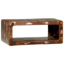 Berkfield Home TV Cabinet Multicolour 60x30x25 cm Solid Wood Reclaimed in Brown - Size: 60 x 30 x 25 cm - thumbnail 3