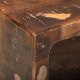 Berkfield Home TV Cabinet Multicolour 60x30x25 cm Solid Wood Reclaimed in Brown - Size: 60 x 30 x 25 cm - thumbnail 8